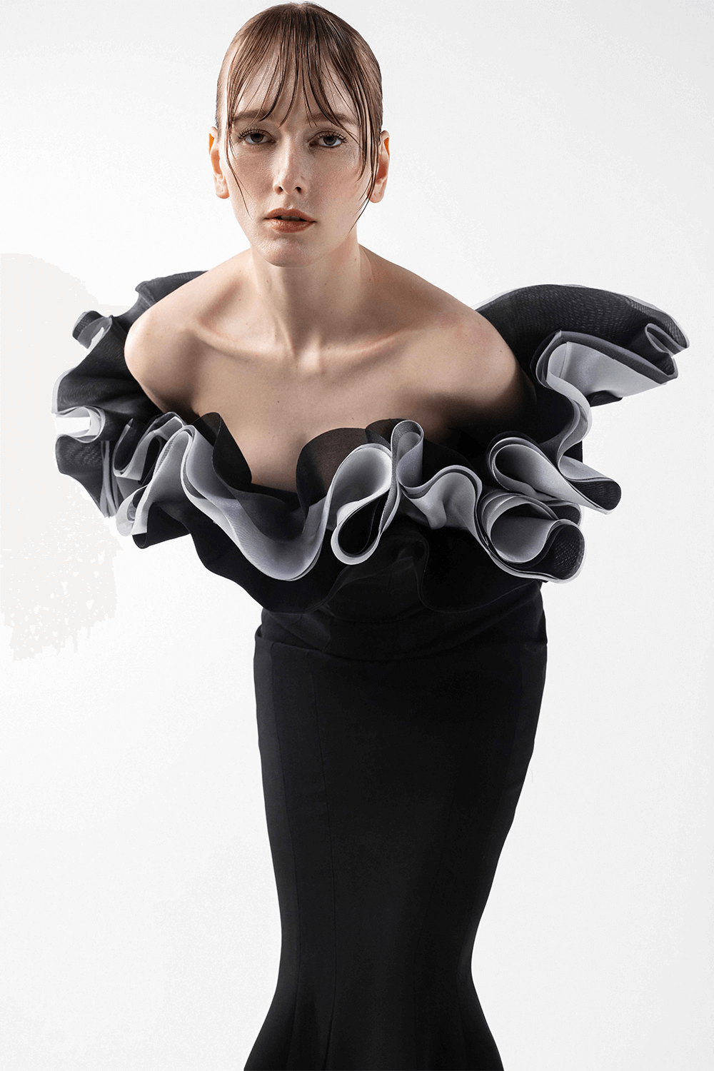 Gaby Charbachy, Dramatic Mermaid Gown | Esposa