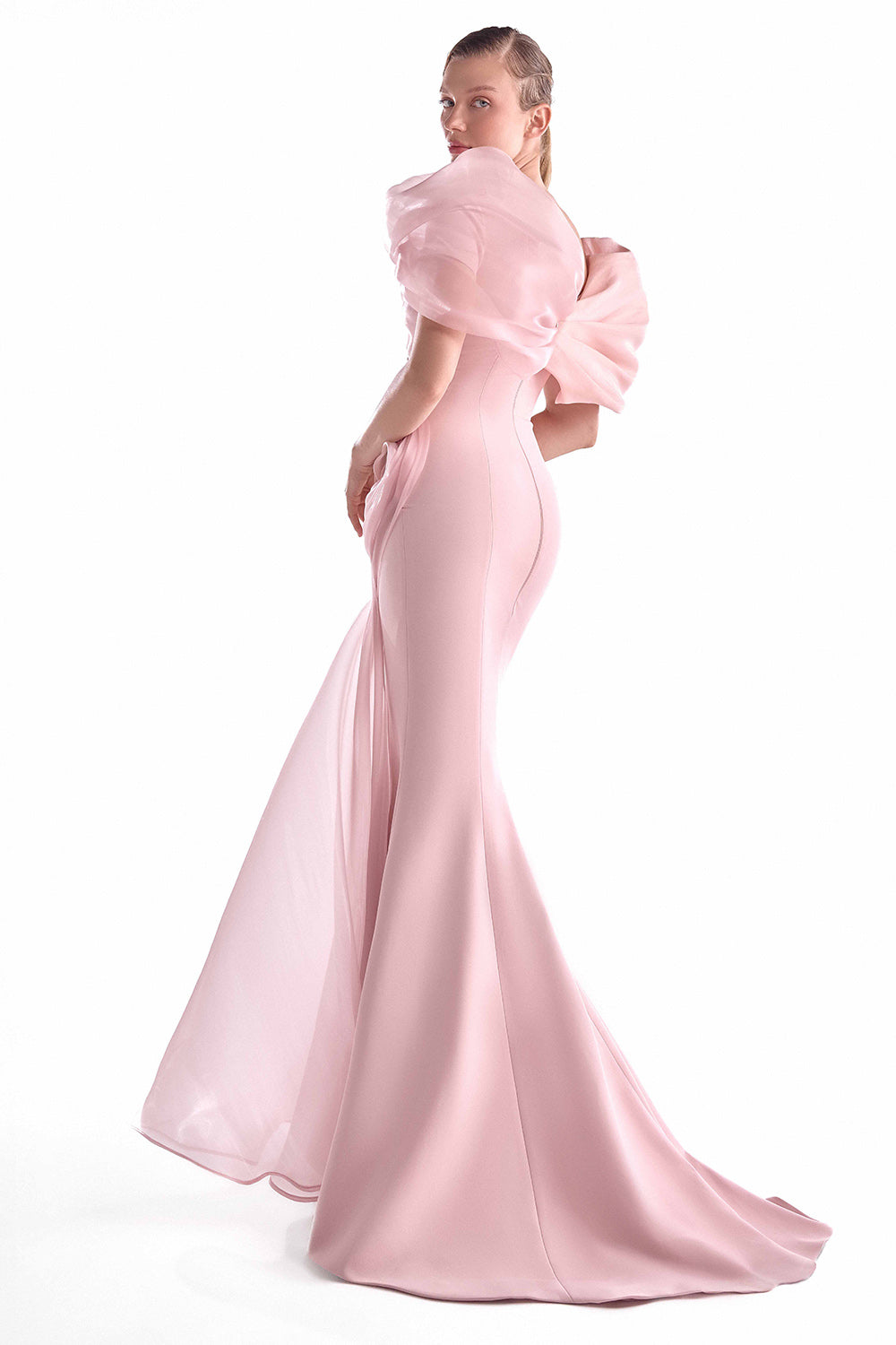 Gaby Charbachy, Draped Off-Shoulder Mermaid Gown | Esposa