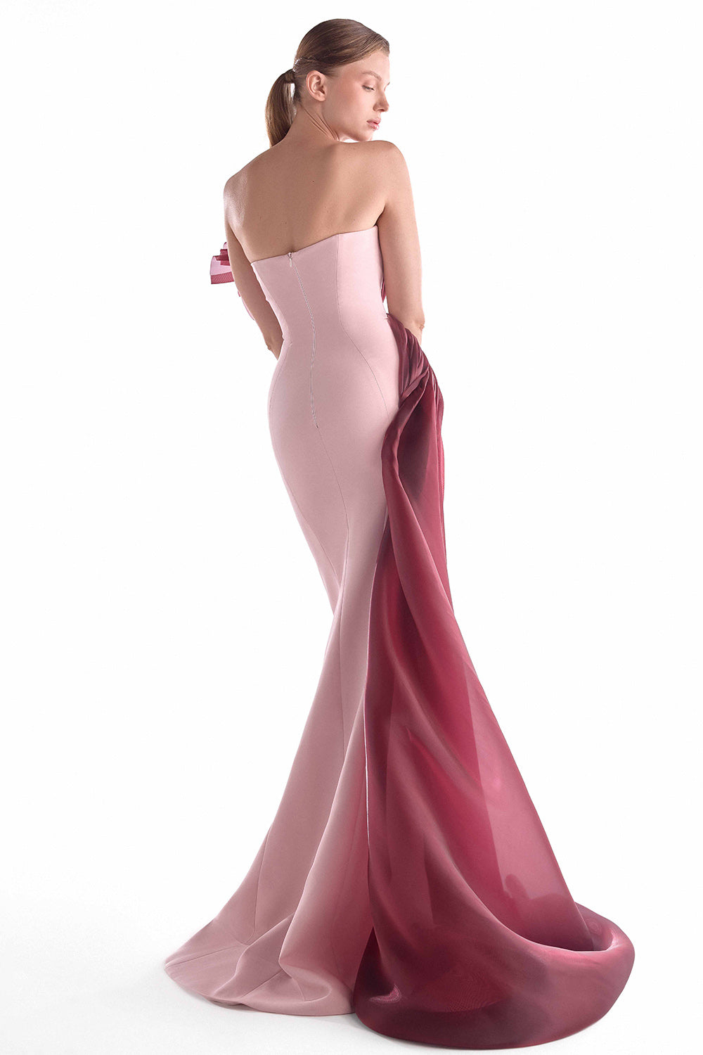 Gaby Charbachy, Sculptural Strapless Evening Dress | Esposa