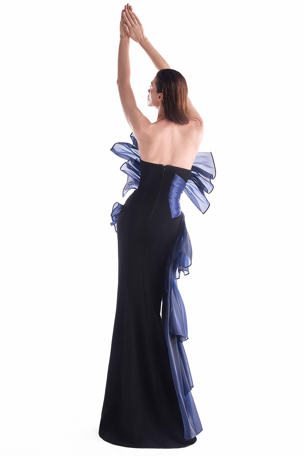 Gaby Charbachy, Sculptural Strapless Organza Dress | Esposa