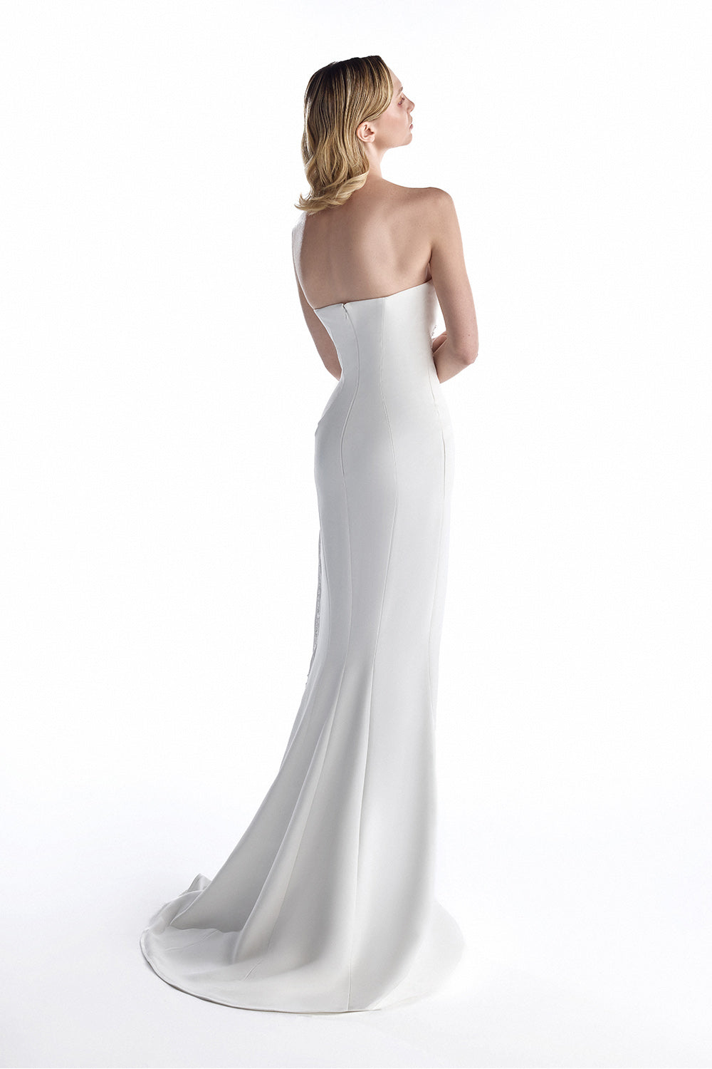 Gaby Charbachy, Timeless Satin Evening Gown | Esposa