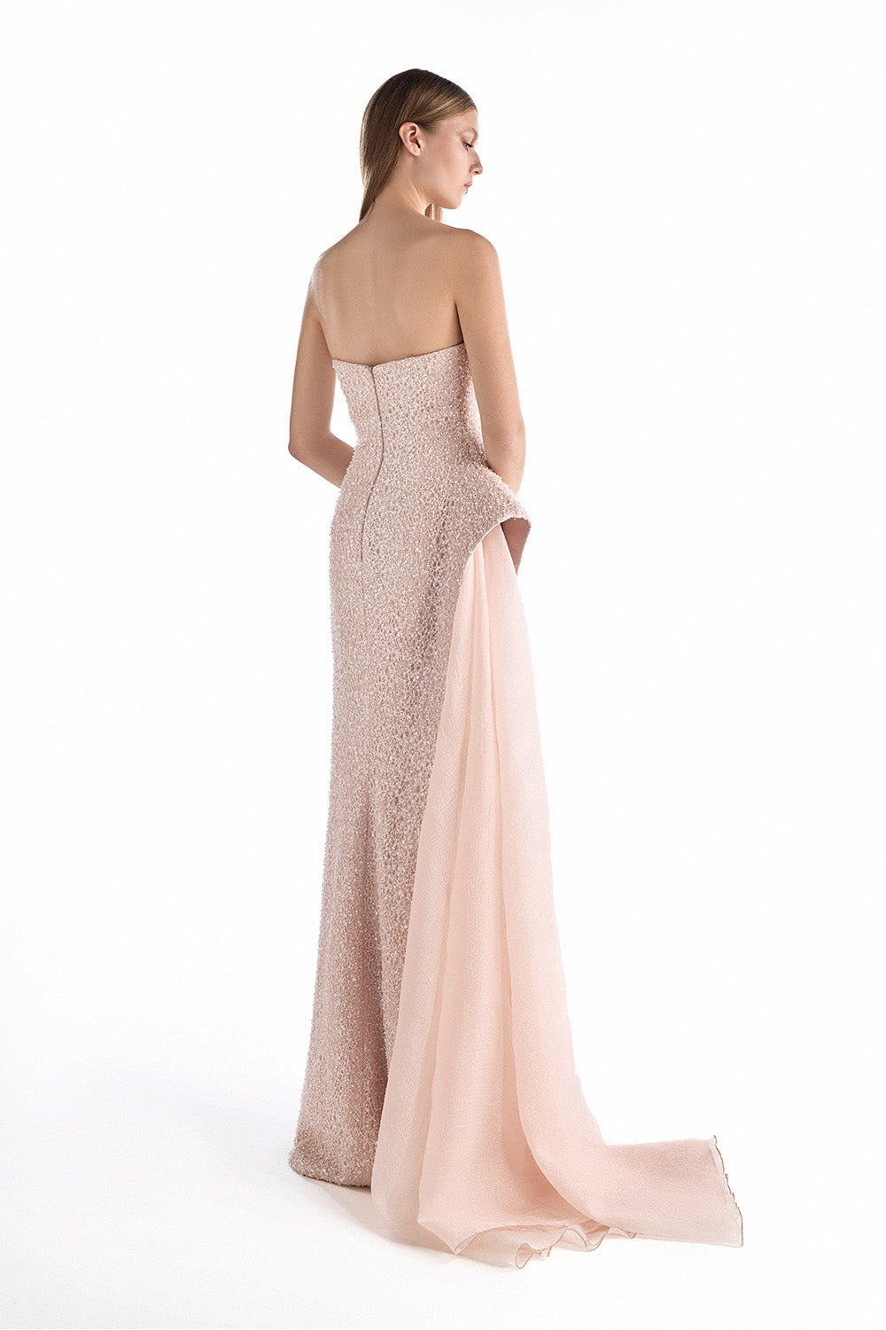 Gaby Charbachy, Embellished Couture Straight Gown | Esposa