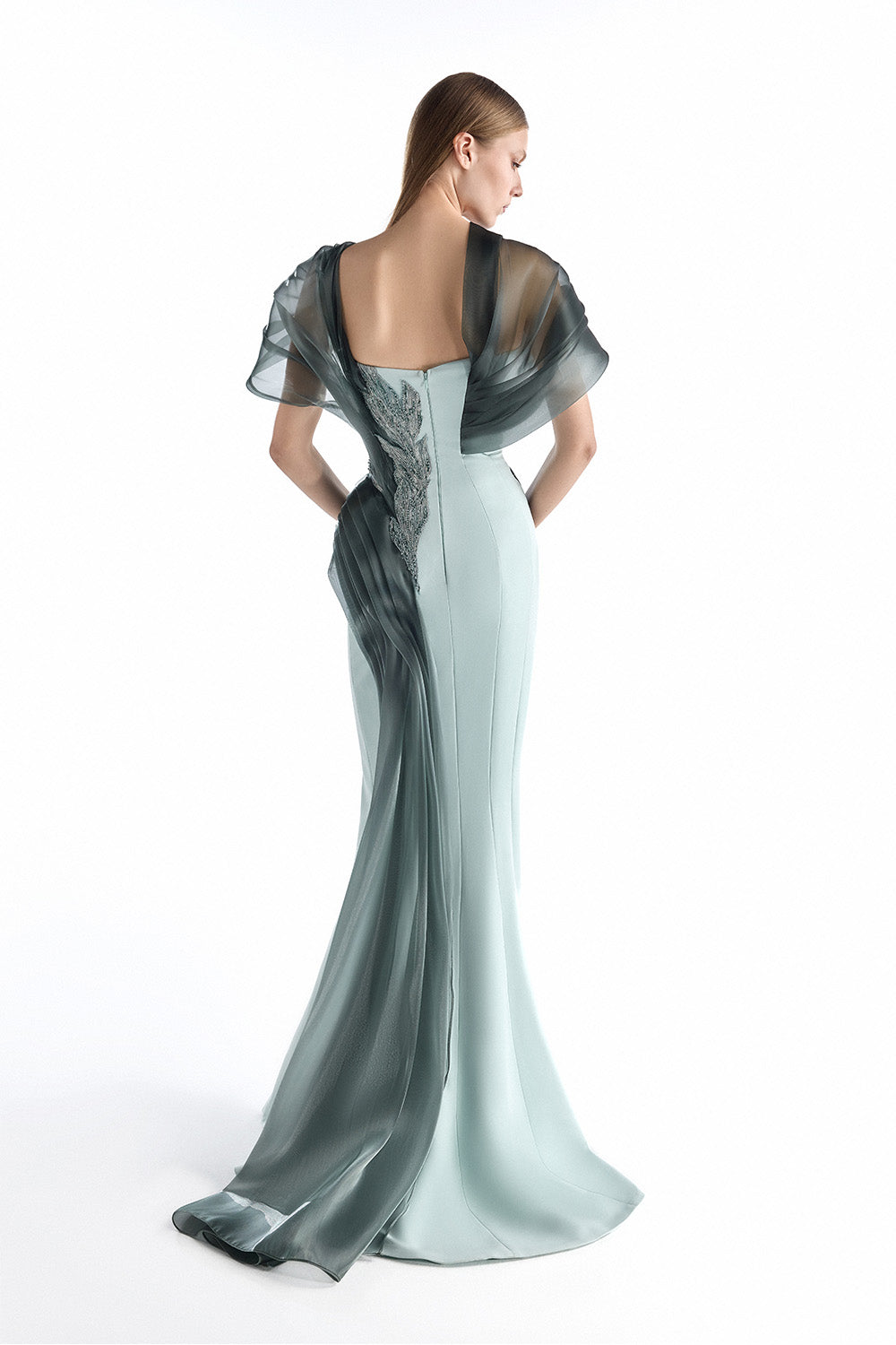 Gaby Charbachy, Ethereal Draped Mermaid Gown | Esposa