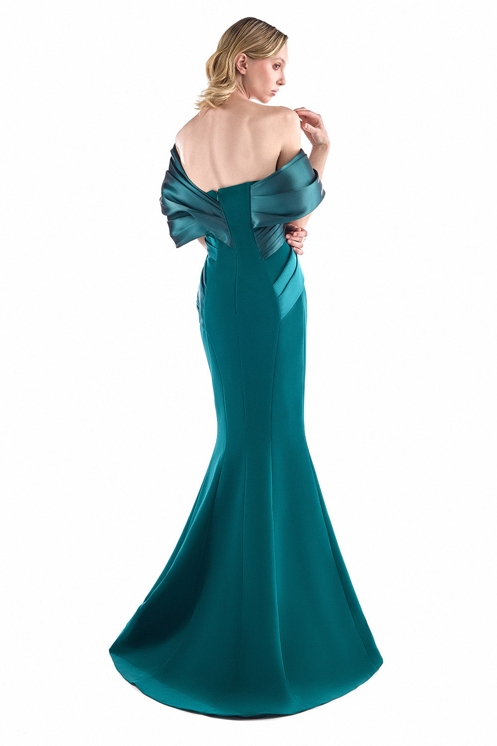 Gaby Charbachy, Sculptural Off-Shoulder Mermaid Gown | Esposa