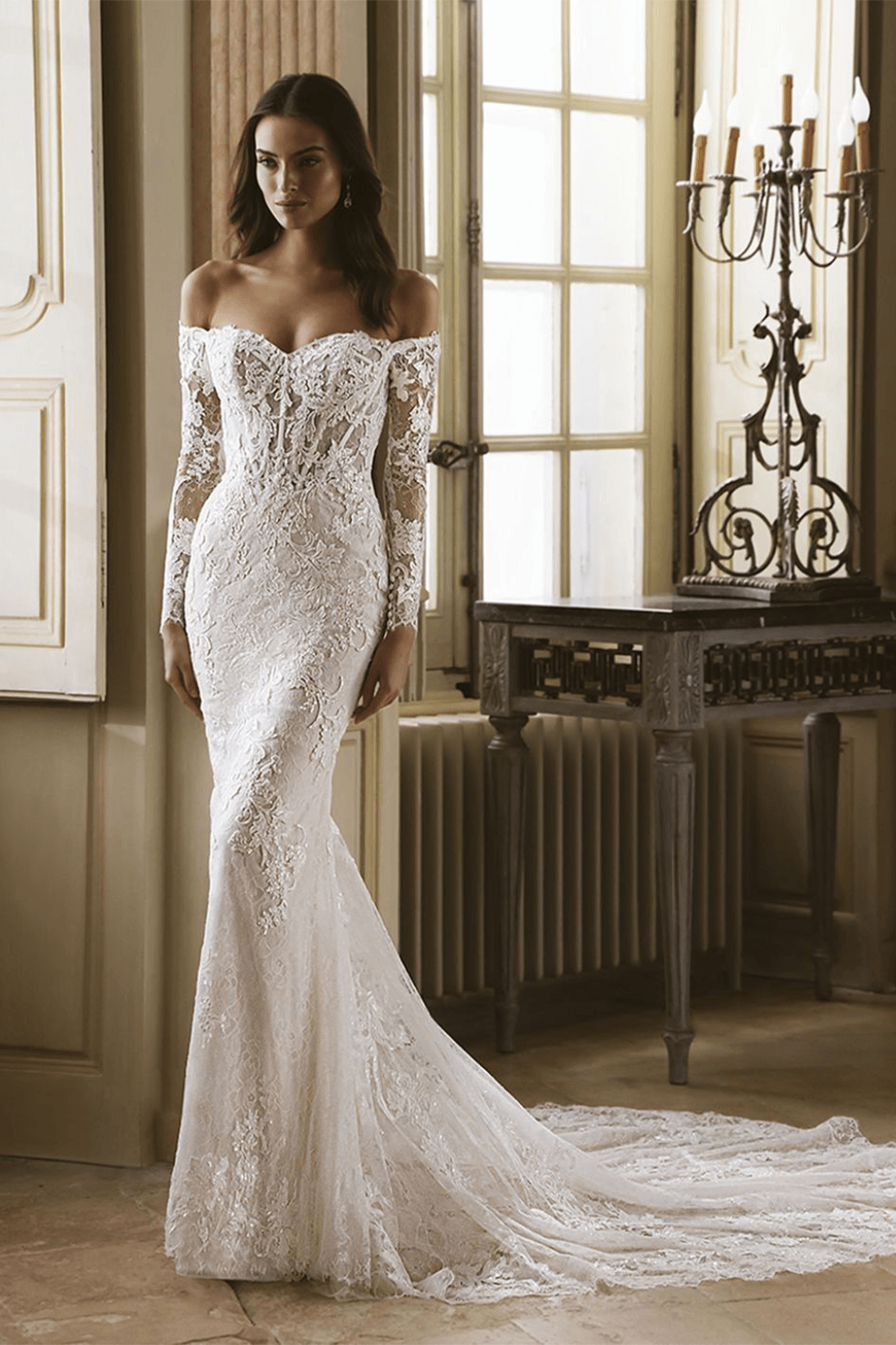 Elysee, Intricate Mermaid Gown | Esposa