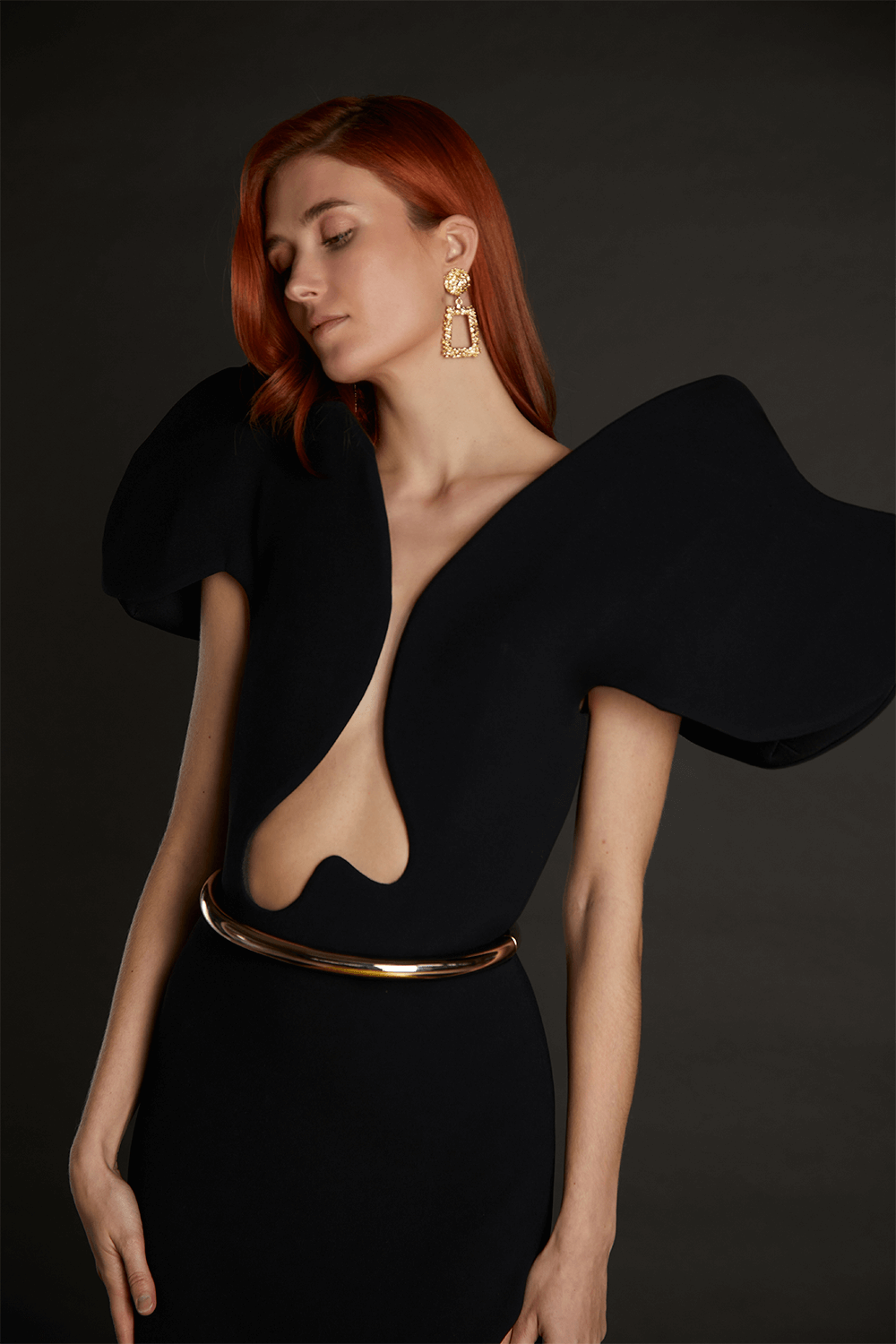 Isabel Sanchis, Sculptural Straight Gown | Esposa