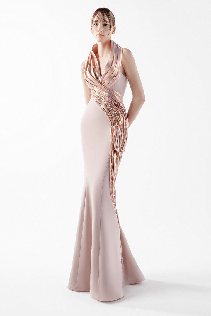 Gaby Charbachy, Architectural Mermaid Gown | Esposa