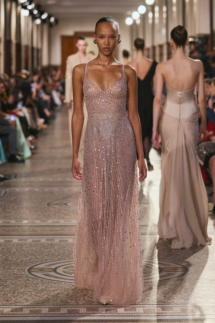 Georges Hobeika, Radiant Beaded Evening Dress | Esposa