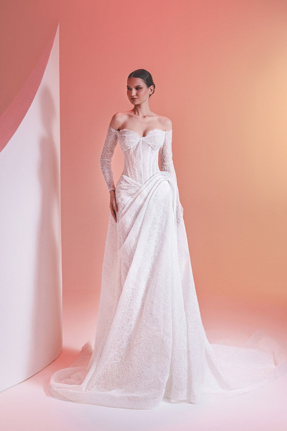 Plume by Kristie, Refined A-Line Gown | Esposa