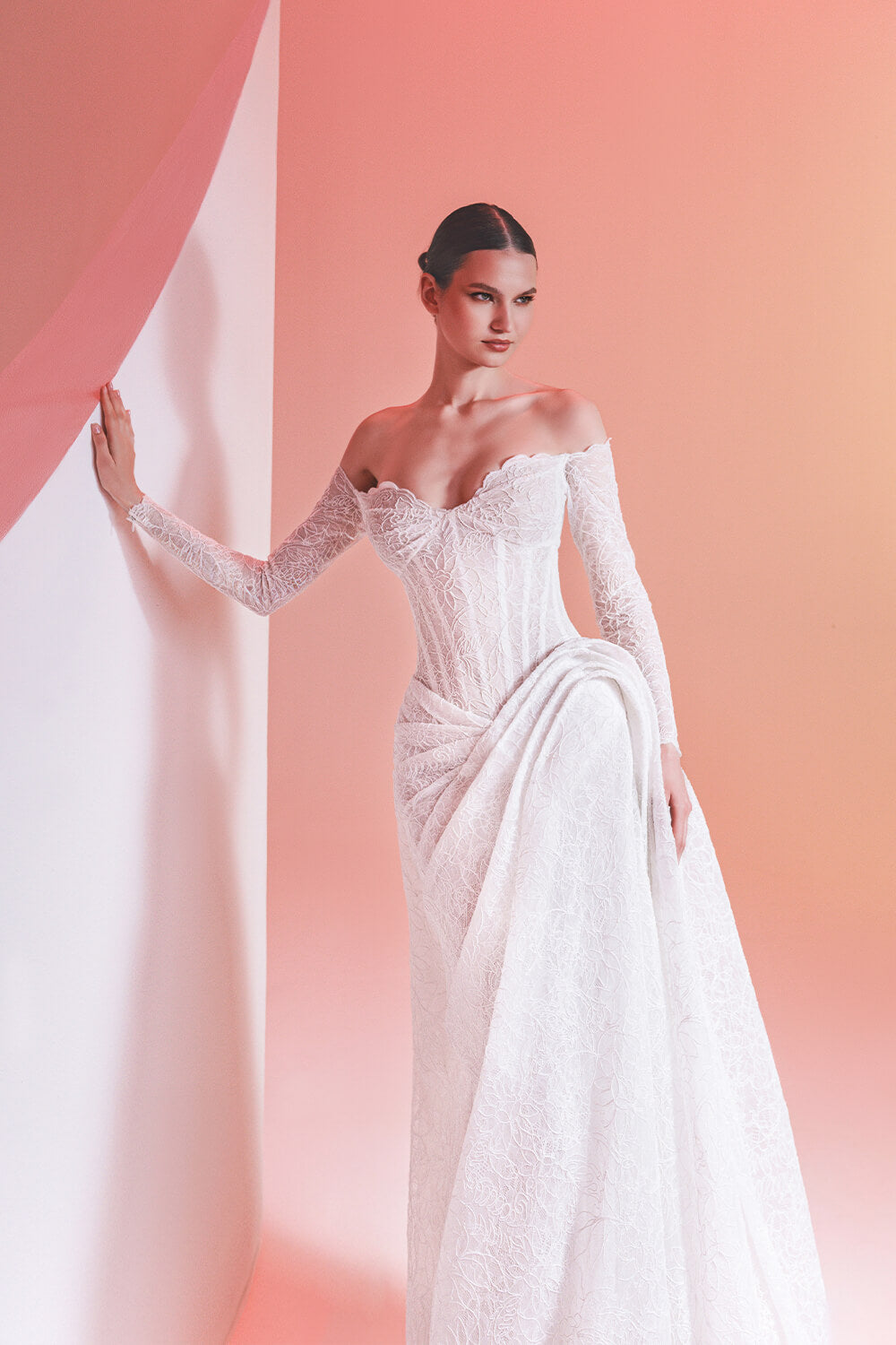 Plume by Kristie, Refined A-Line Gown | Esposa