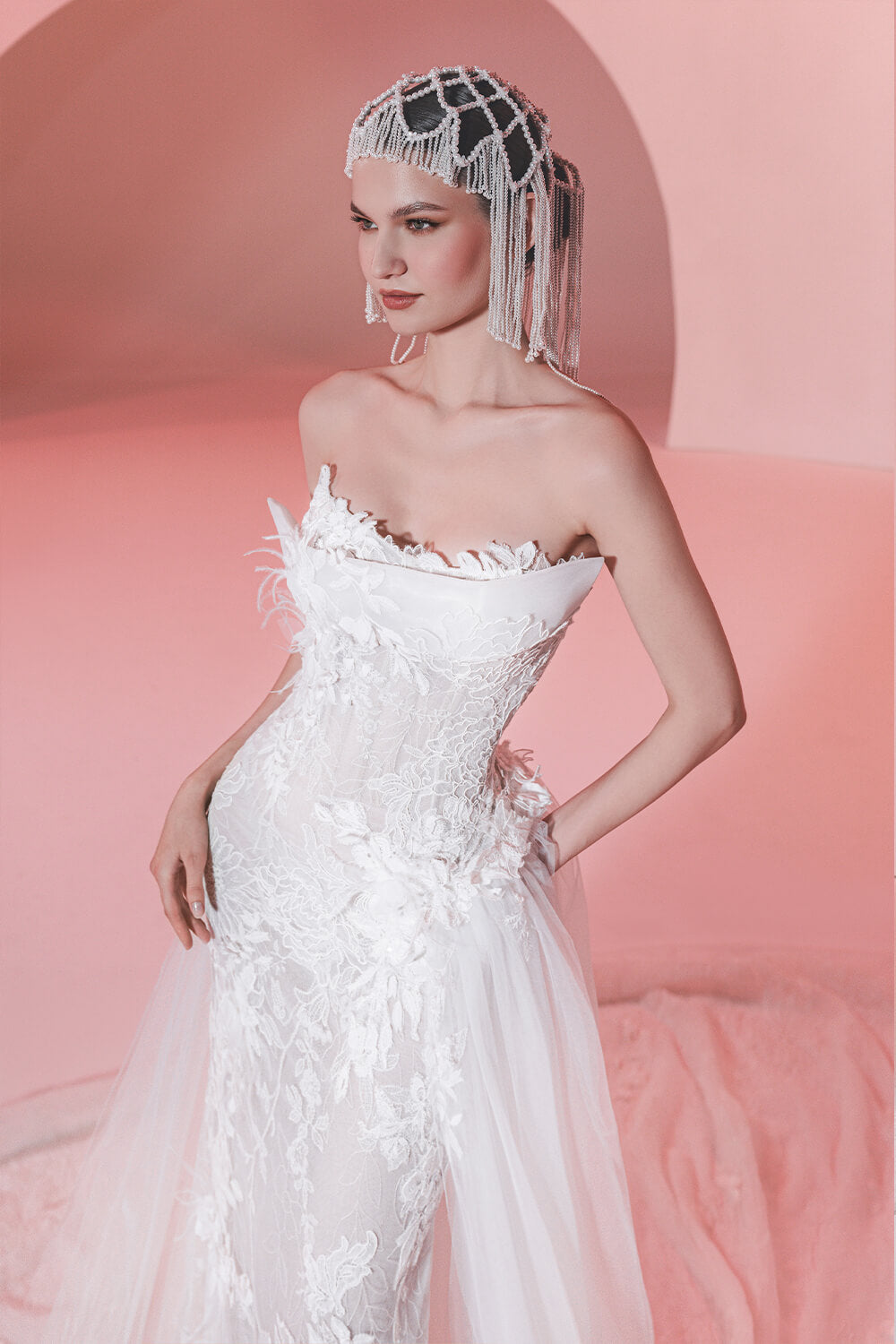 Plume by Kristie, Sensual Straight Gown | Esposa