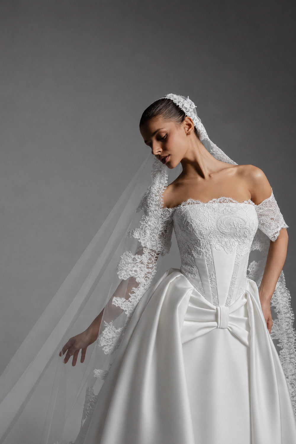 Plume by Kristie, Gretel, Modern A-Line Gown | Esposa