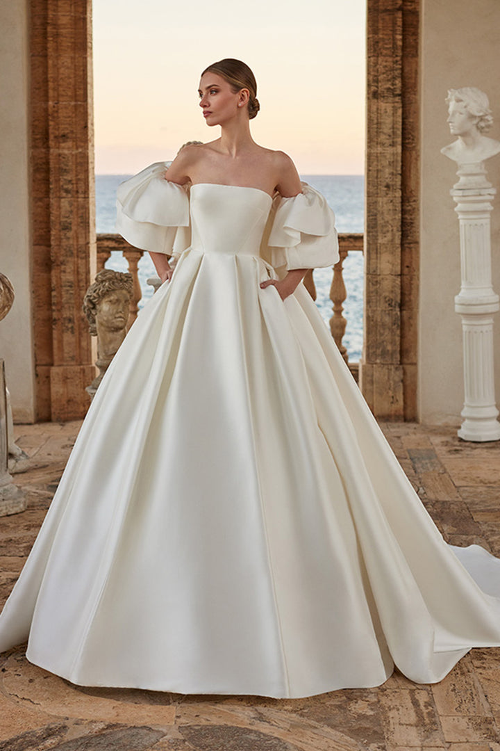 Pronovias, Mikado Strapless Dress | Esposa