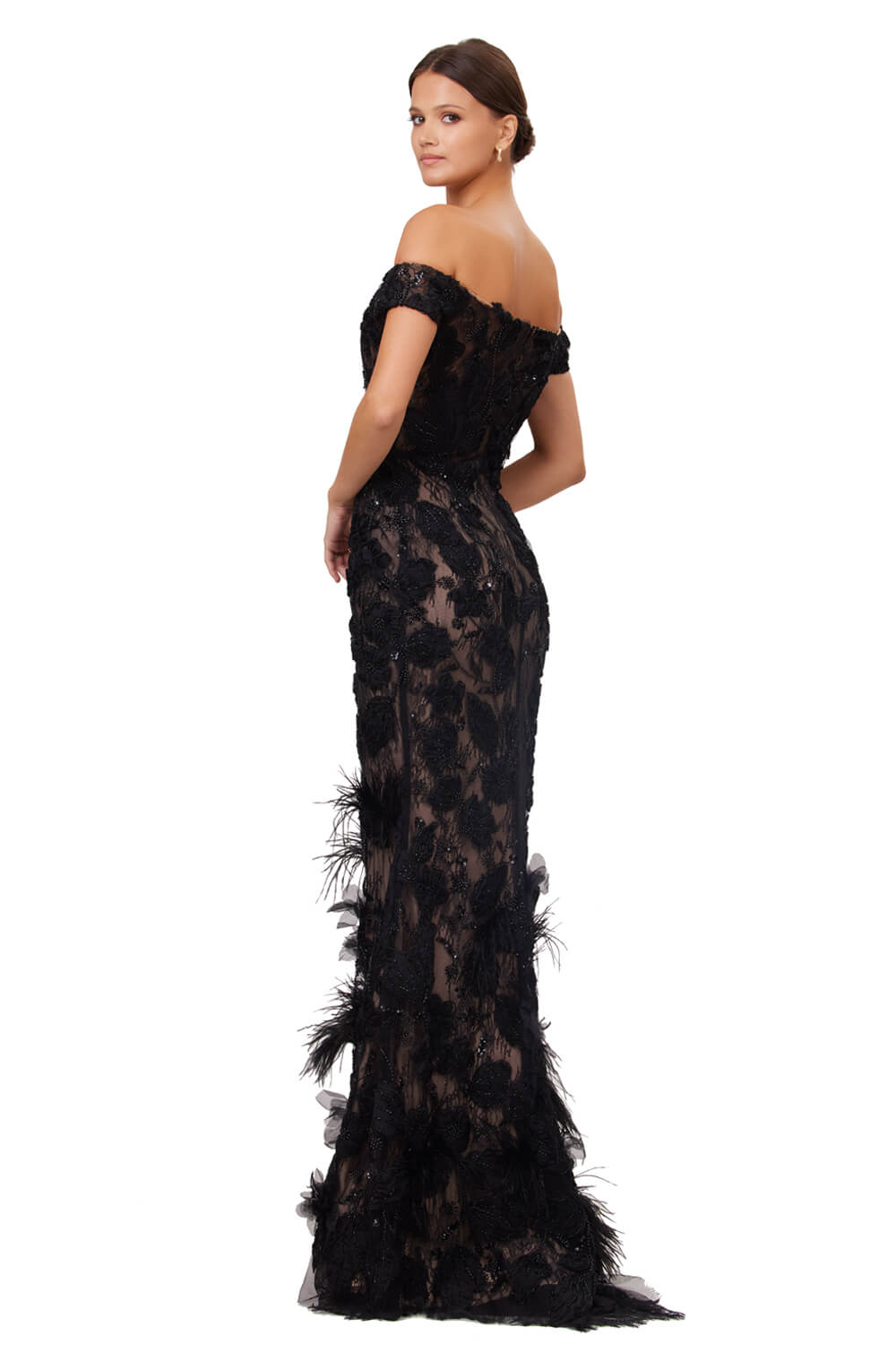 O'Blanc, Beaded Mermaid Dress | Esposa