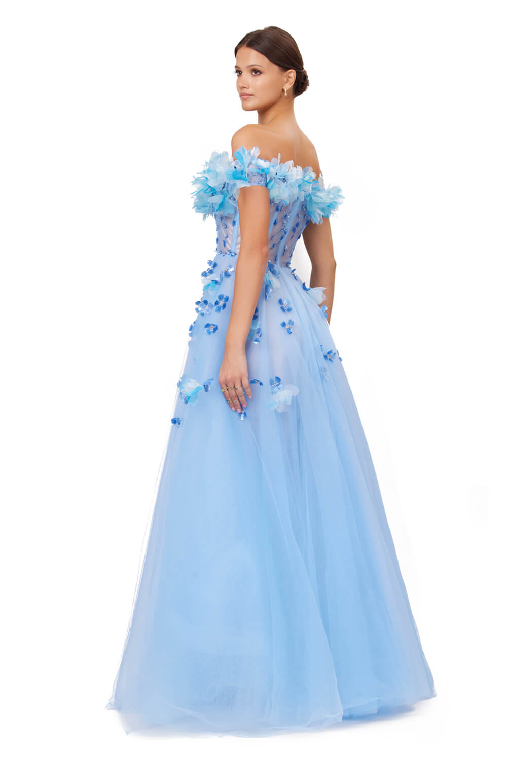 O'Blanc, Off Shoulder Tulle Gown | Esposa