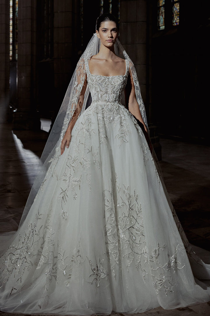Zuhair Murad, Square Neckline Gown | Esposa