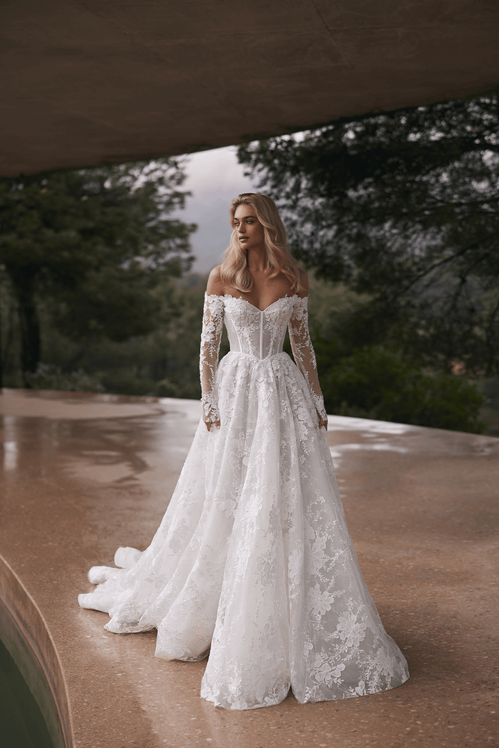 Eva Lendel, Ethereal A-Line Gown | Esposa 