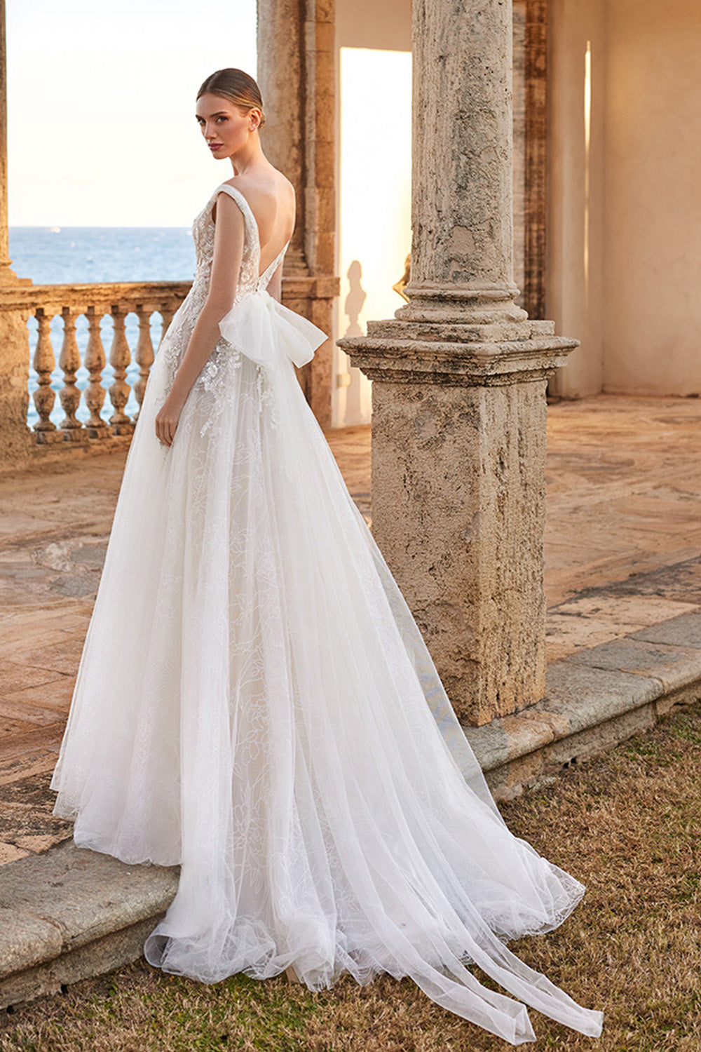 Pronovias, Floral A-line Gown | Espsoa