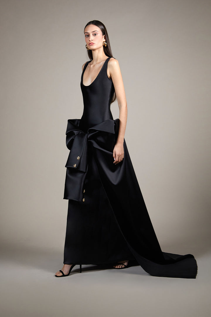 Isabel Sanchis, Calzadilla, Bow Detail Evening Gown | Esposa