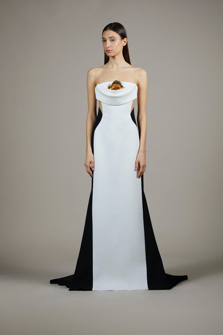 Isabel Sanchis, Gaite, Strapless Evening Gown | Esposa
