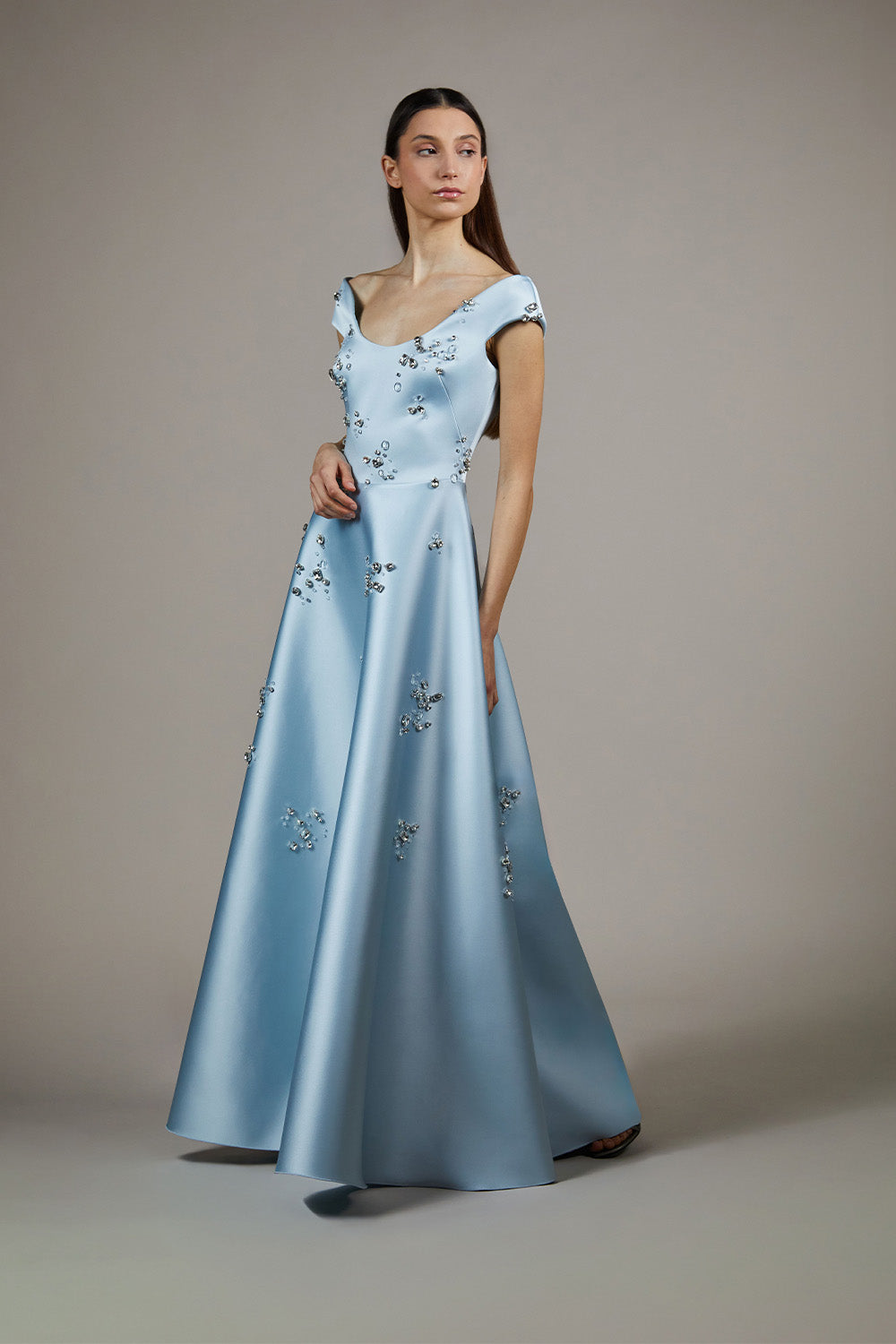 Isabel Sanchis, Jaimez, Crystal-Embellished A-Line Gown | Esposa