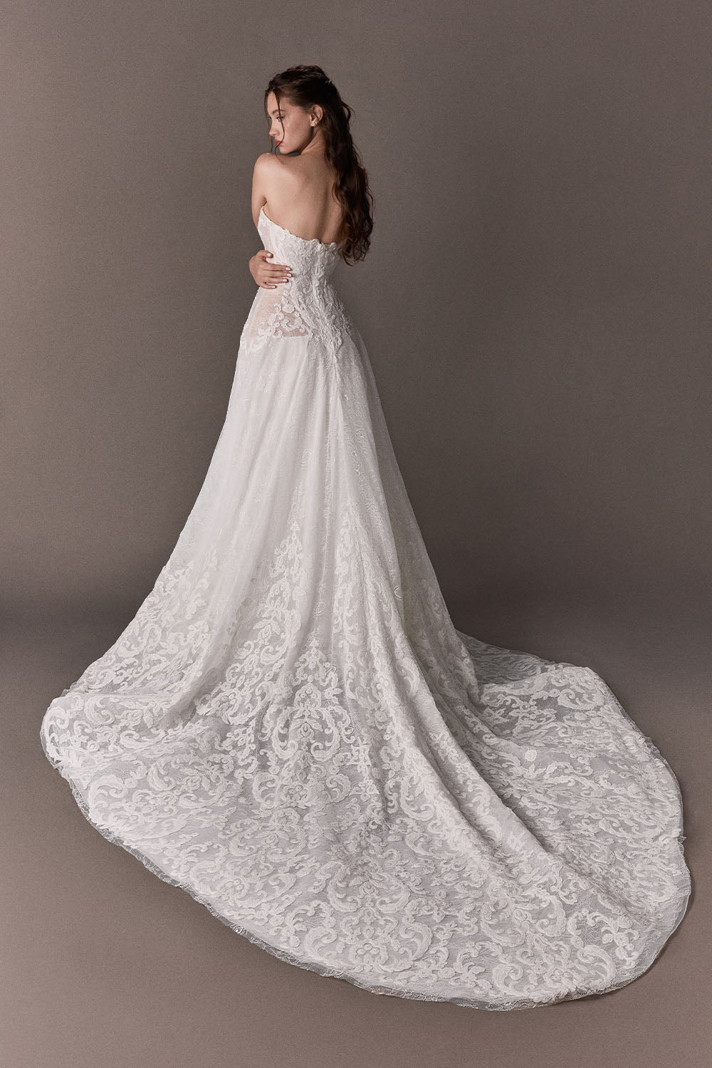 Plume by Kristie, Jana, Timeless Lace A-Line Gown | Esposa