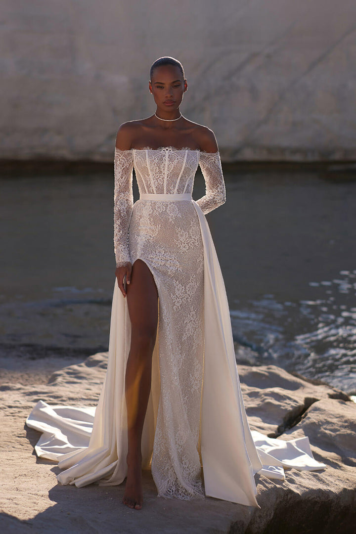 Eva Lendel, Sleeved Lace Dress | Esposa