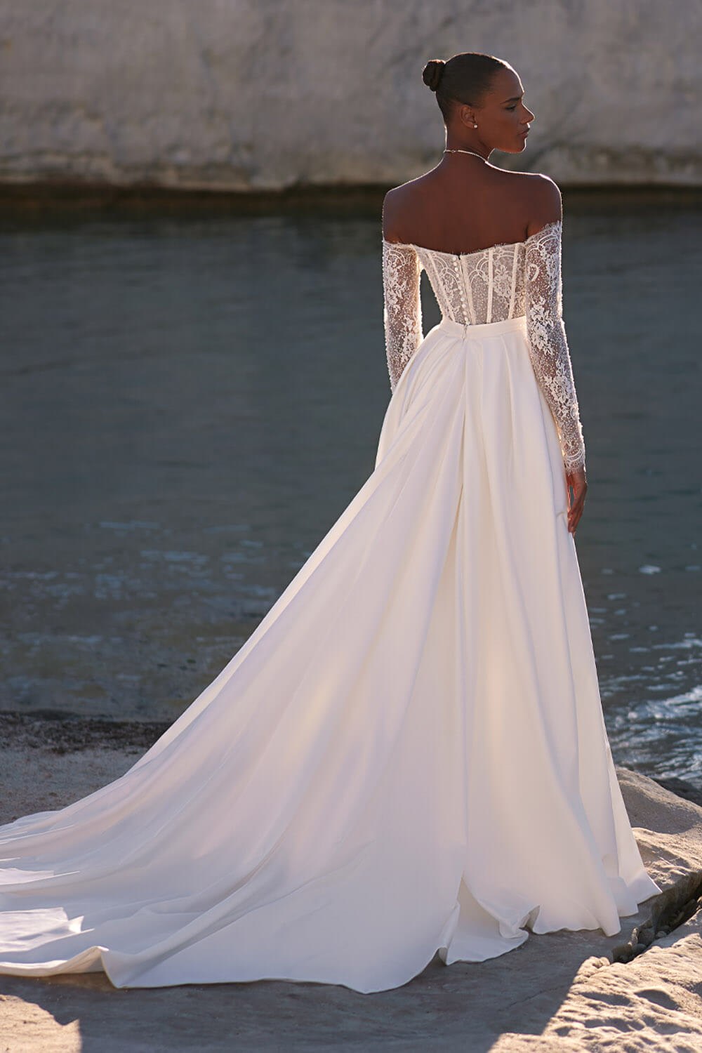 Eva Lendel, Sleeved Lace Dress | Esposa