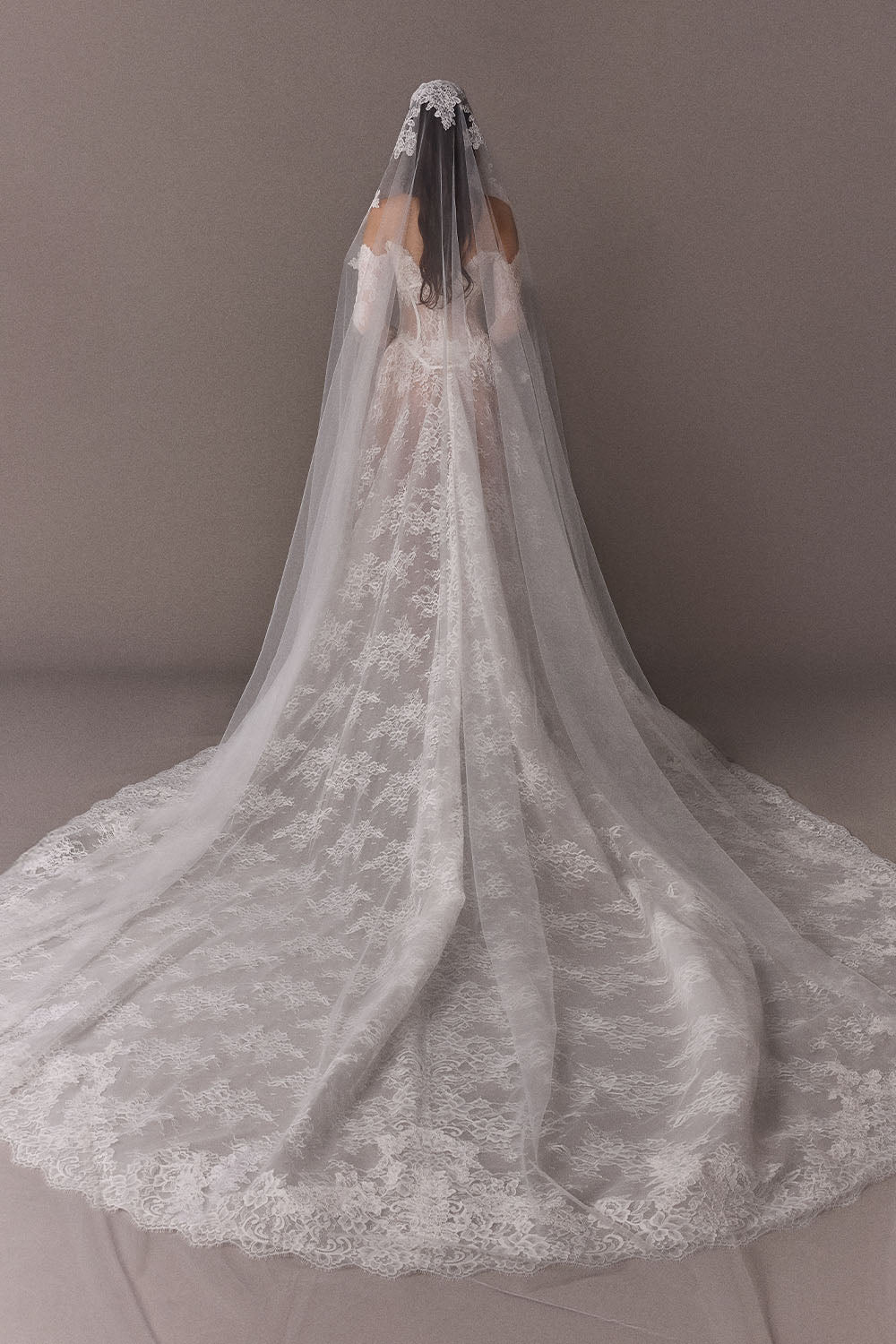 Plume by Kristie, Josephine, Ethereal Lace Corset A-Line Gown | Esposa