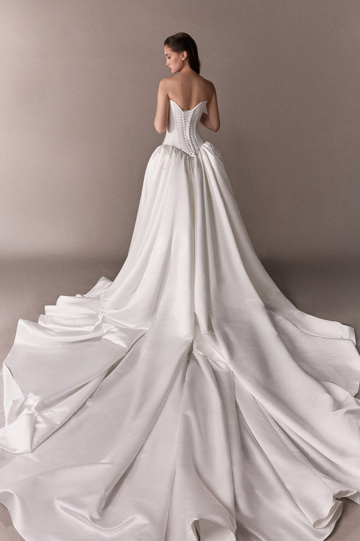 Plume by Kristie, Julia, Delicate Sculpted Gown | Esposa