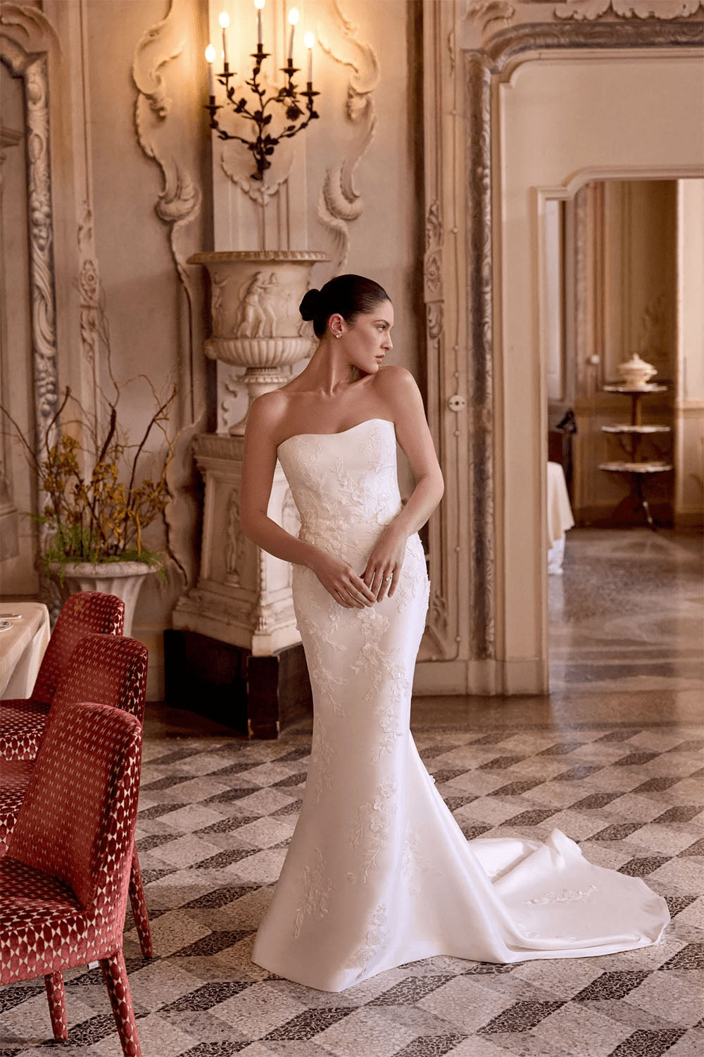 Justin Alexander, Elegant Mermaid Gown | Esposa