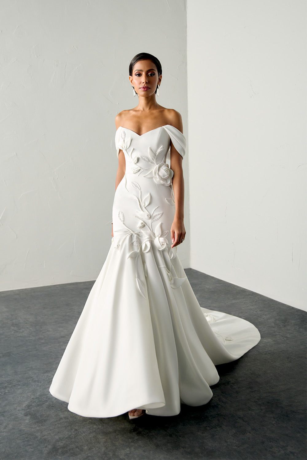 Justin Alexander, Floral Mermaid Bridal Gown | Esposa