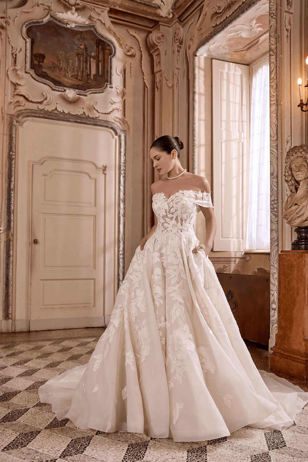 Justin Alexander, Graceful A-Line Gown | Esposa