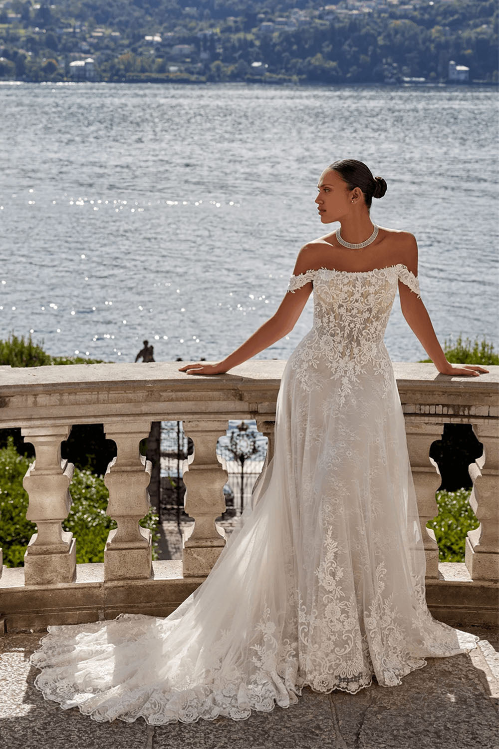 Justin Alexander, Intricate A-Line Gown | Esposa