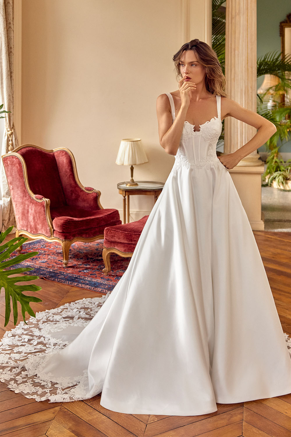 Justin Alexander, Lace Corset A-Line Gown | Esposa