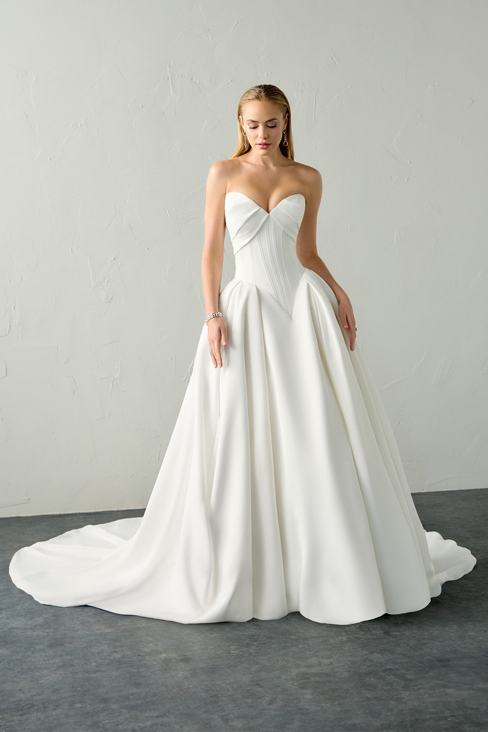Justin Alexander, Timeless Satin Ball Gown | Esposa