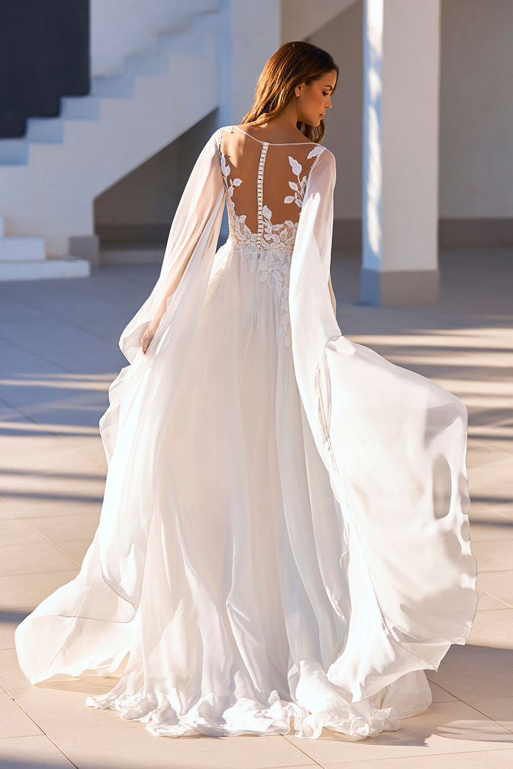 Pronovias, A-Line Lace Dress | Espsoa