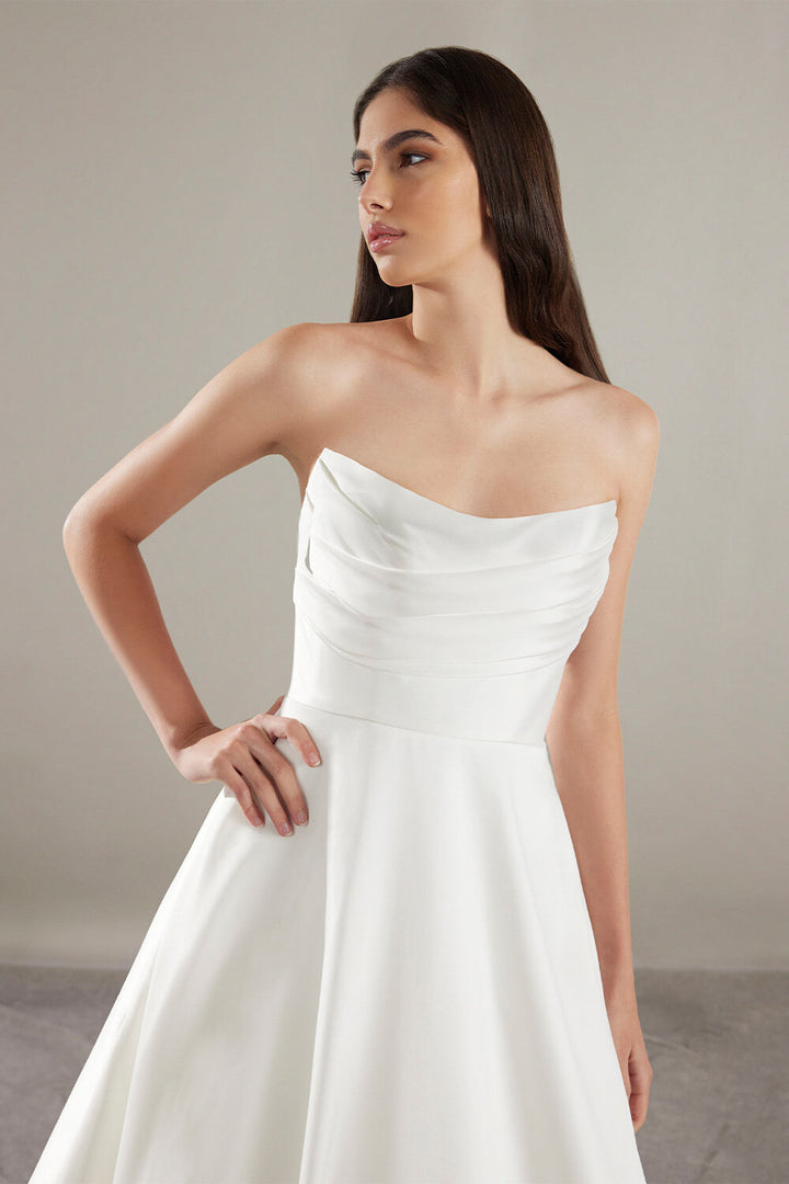 Pronovias, Elegant Strapless Gown | Esposa