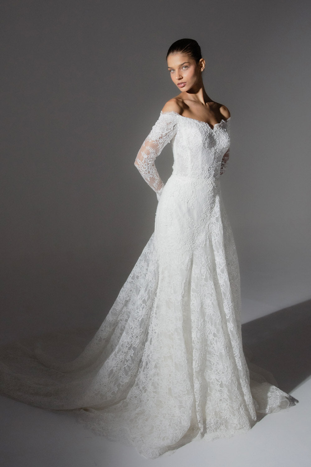 Kristie Romanos, Nevin, Timeless Lace Mermaid Gown | Esposa
