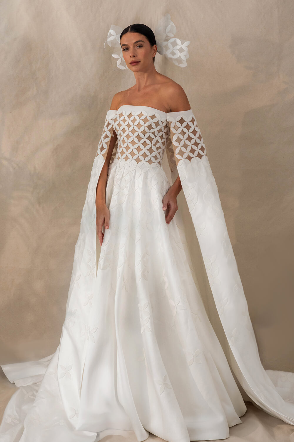 Kristie Romanos, Noah, Off Shoulder Bridal Gown | Esposa