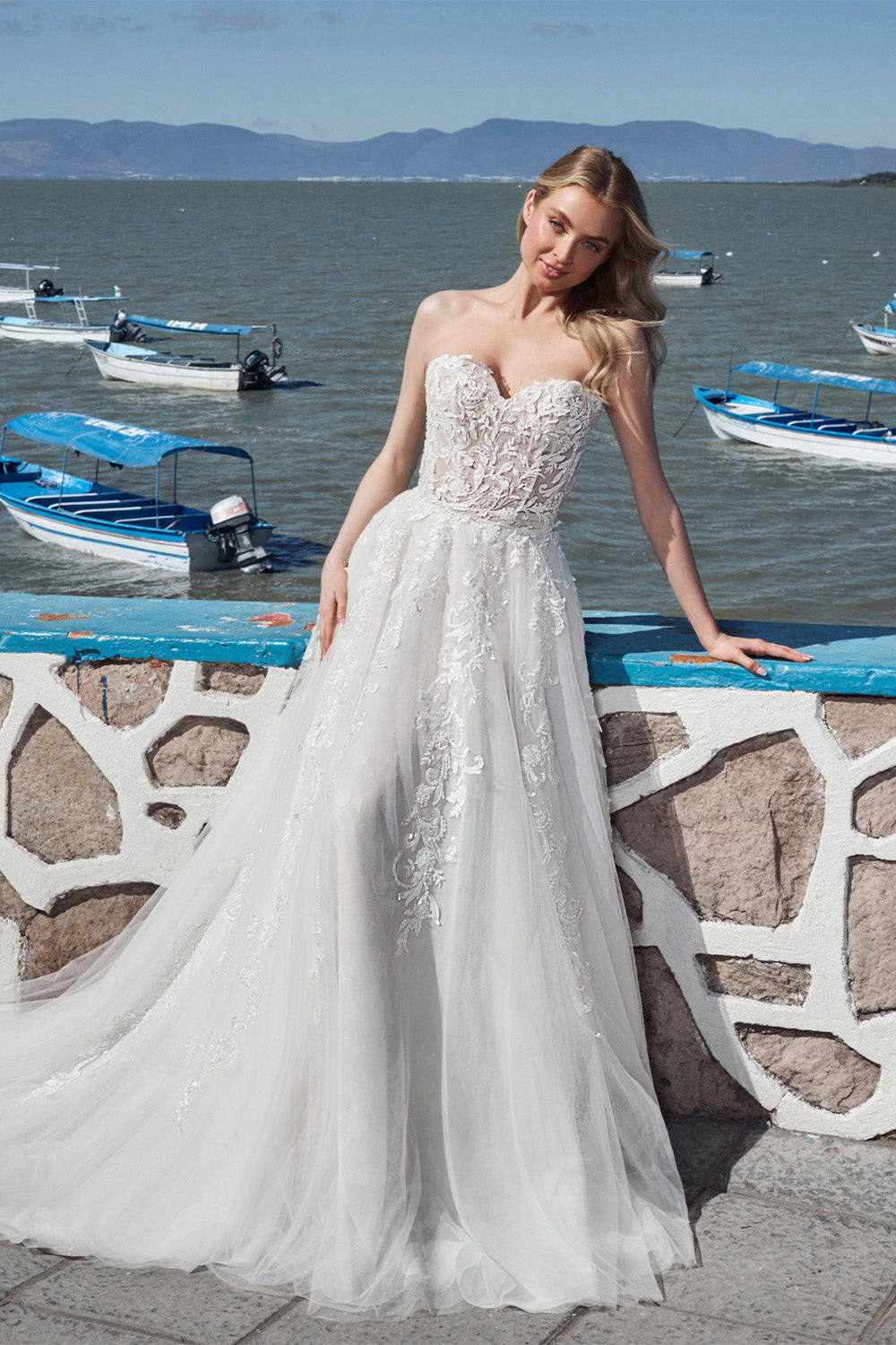 Blush, Bridal Dress With Sleeves | Esposa