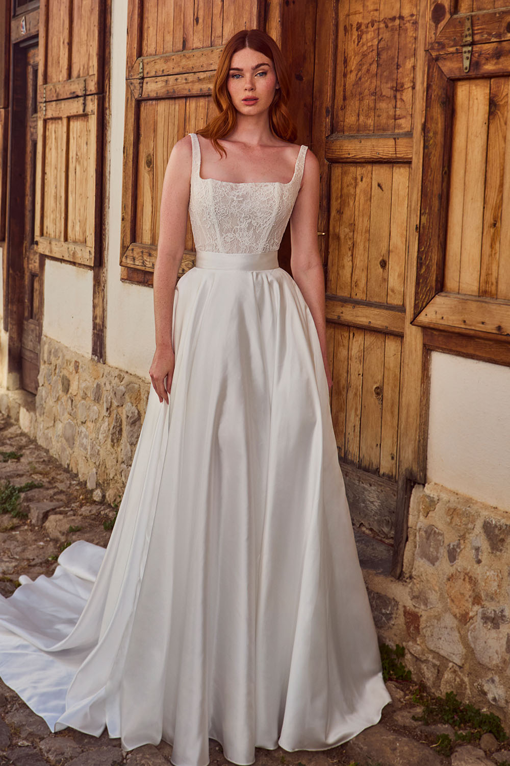 Calla Blanche, Playful A-Line Gown | Esposa