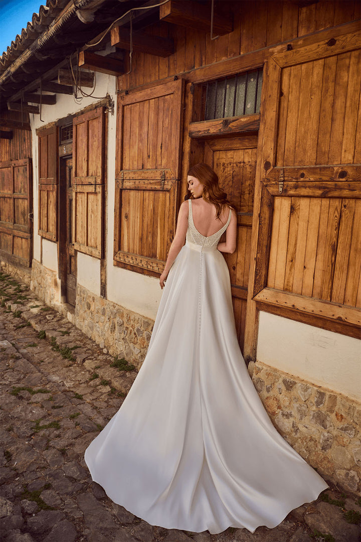 Calla Blanche, Playful A-Line Gown | Esposa