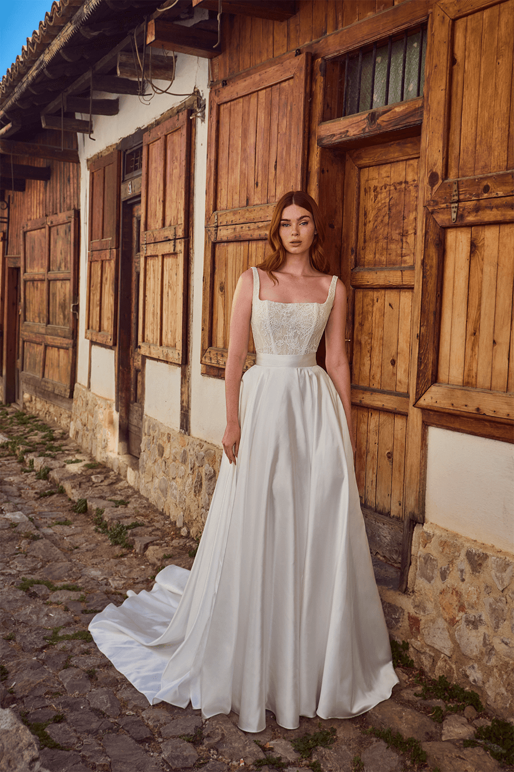 Blush, Playful A-Line Gown | Esposa