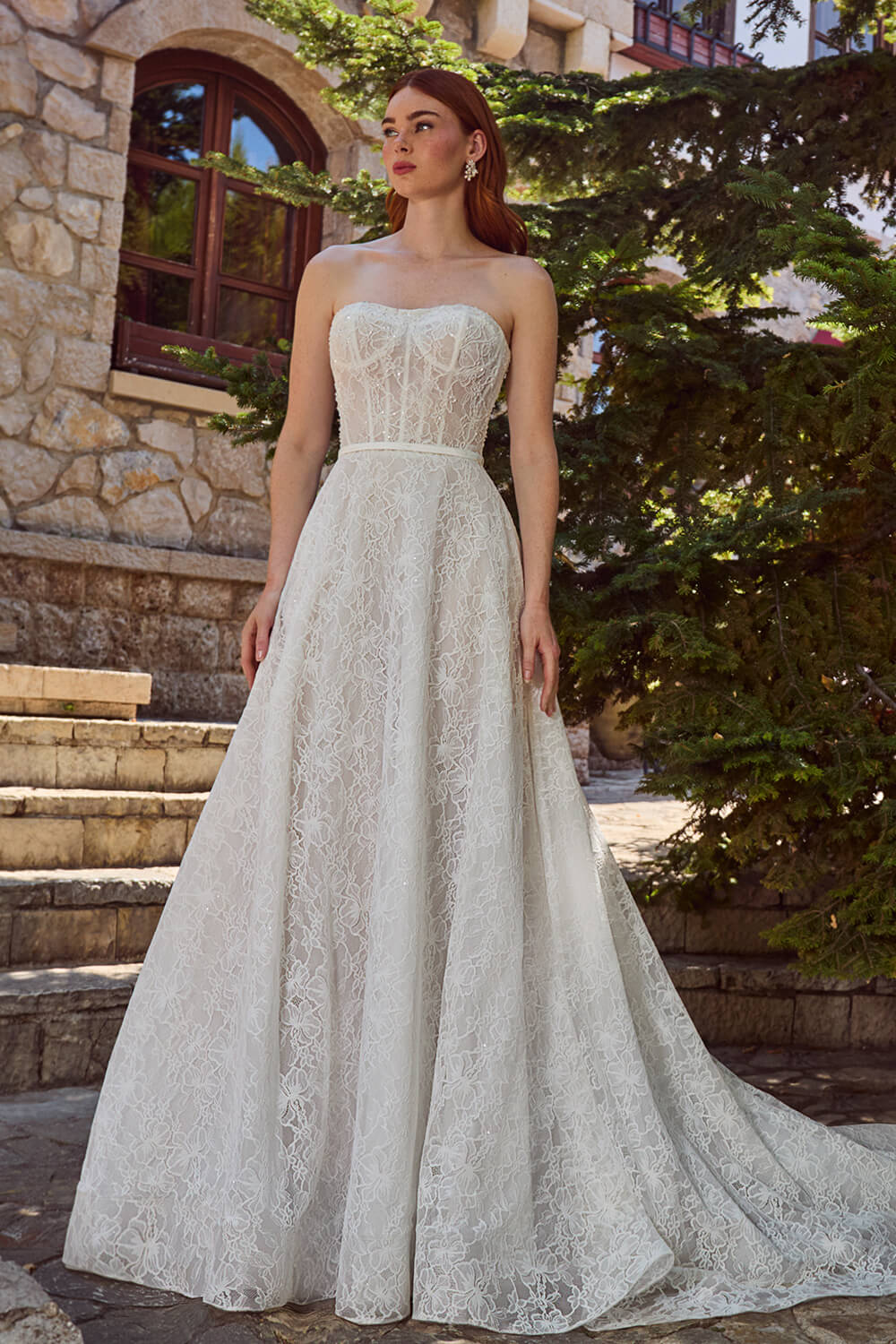 Blush, Corset Lace Gown | Esposa