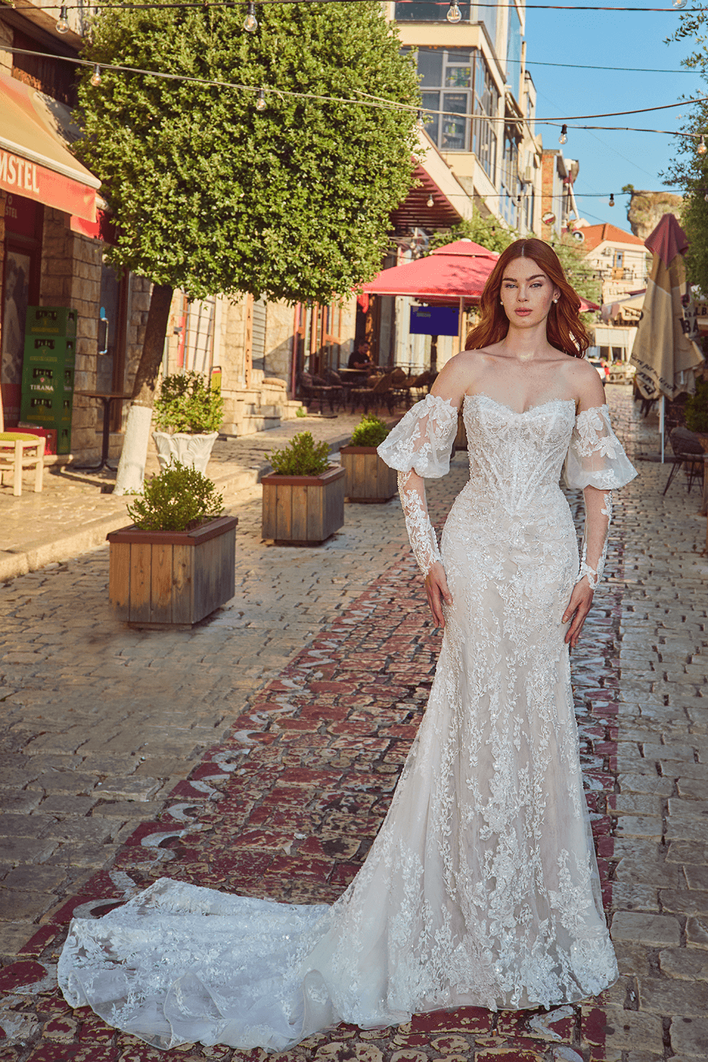 Blush, Shimmery Mermaid Gown | Esposa