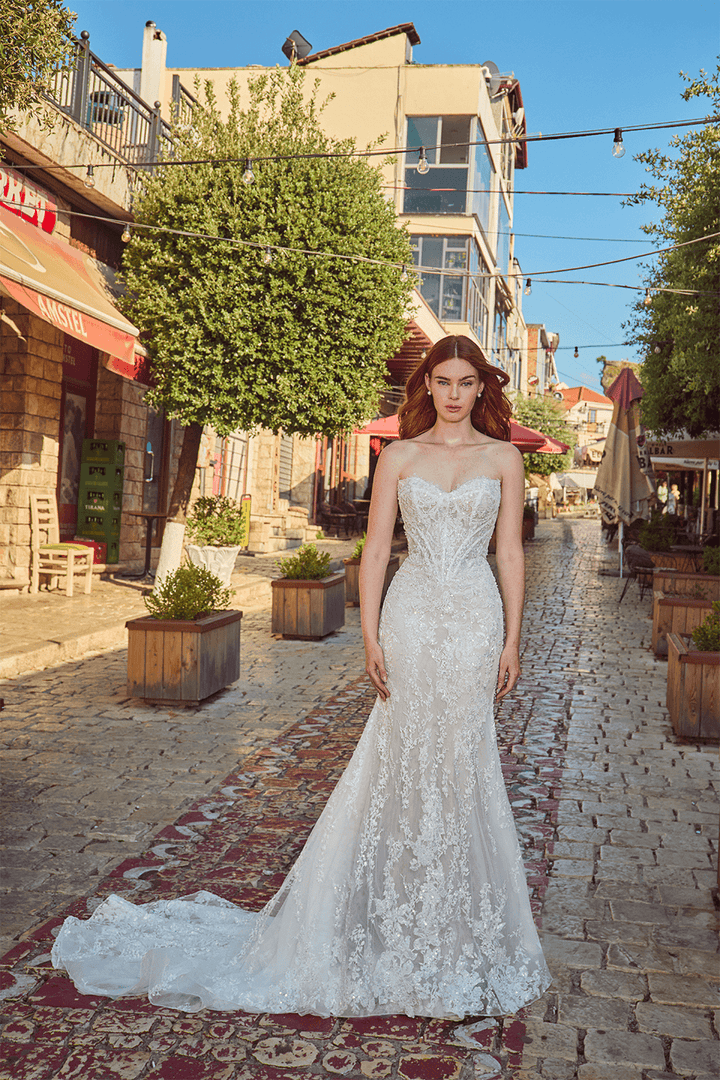 Blush, Shimmery Mermaid Gown | Esposa