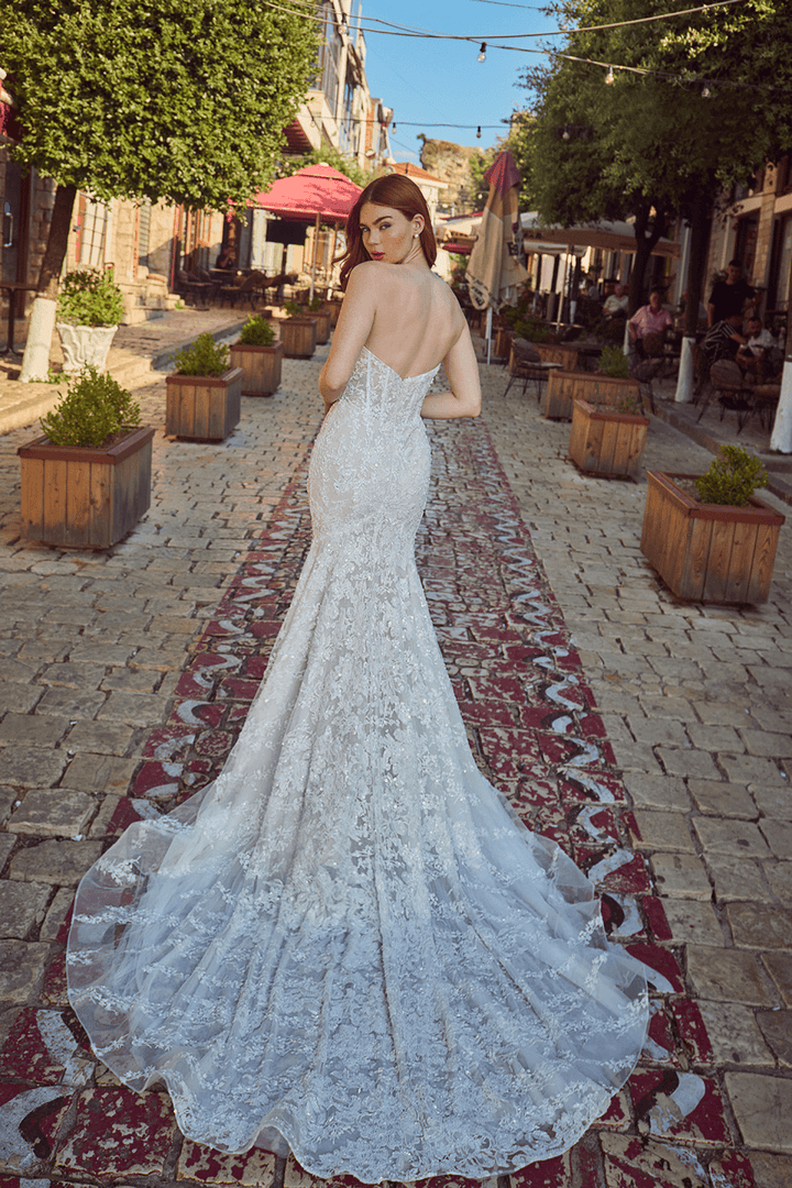 Blush, Shimmery Mermaid Gown | Esposa