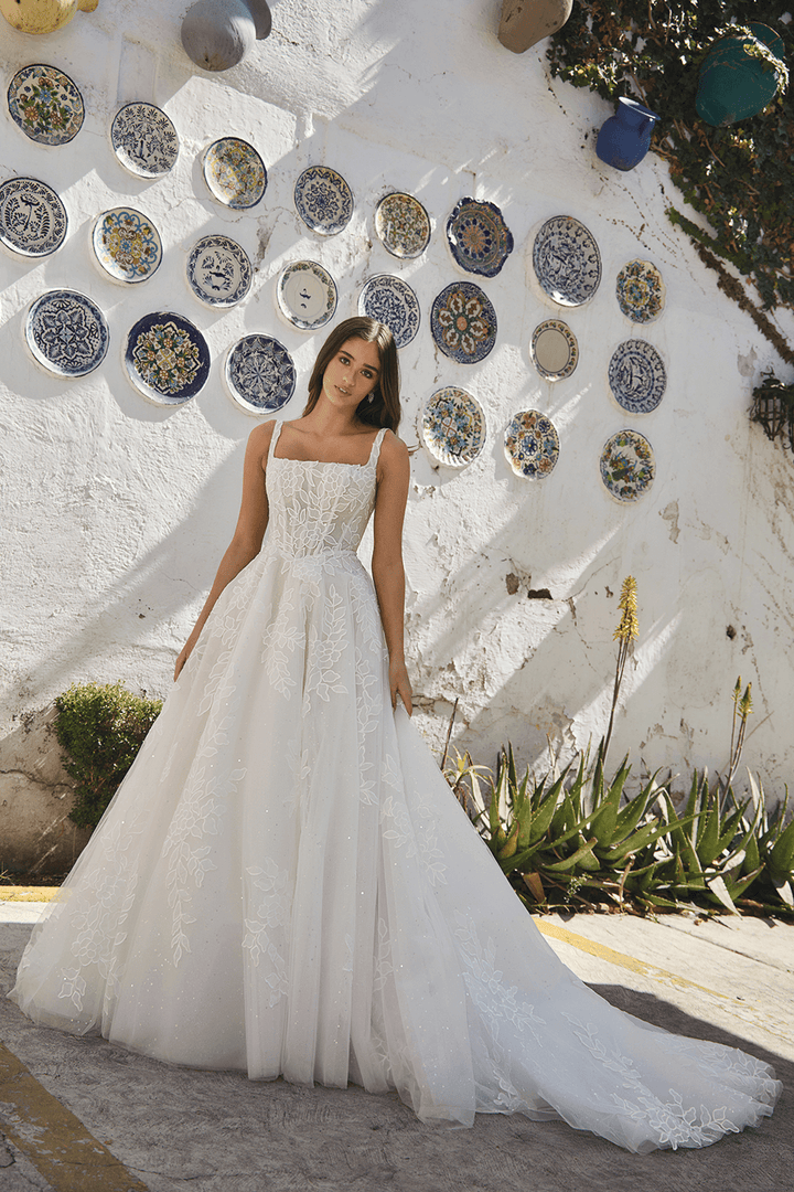 Blush, Sparkly A-Line Gown | Esposa