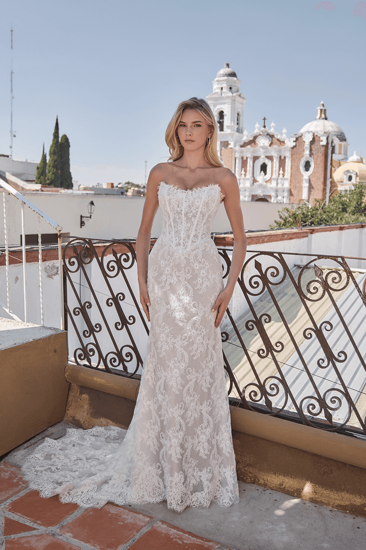 Blush, Structured Mermaid Gown | Esposa